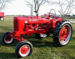 Restored Farmall Super H tractor from Chats tractors
