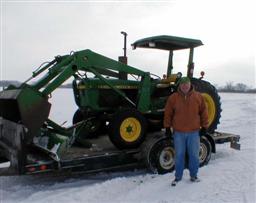 John Deere 2040 Diesel Tractor with Loader