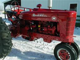 Restored 1941 Farmall M tractor from Chats Tractors