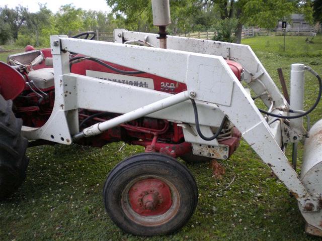 international 350 utility tractor parts body